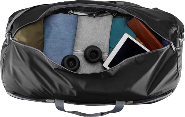 Large Travel and Gym Bag, Top Loop Handles, Weekender Bag, Duffel Bag, 98L, Black