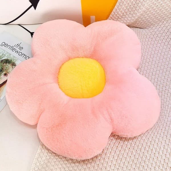 Plyschleksaker Fylld Tusensköna Blomma Sittdyna Solrosform Barn Flicka Sovrum Sittdyna