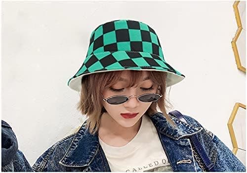 3D-hatt Kontrasttryck Bucket Hat Basin Hat Barn Solskydd Hatt
