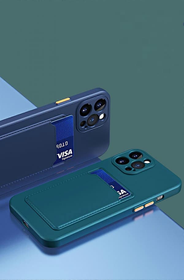 Compatible with iPhone 14 Pro Max 6.7 inch Case Card Holder Camera Protection Slot Designed for iPhone 14 Case