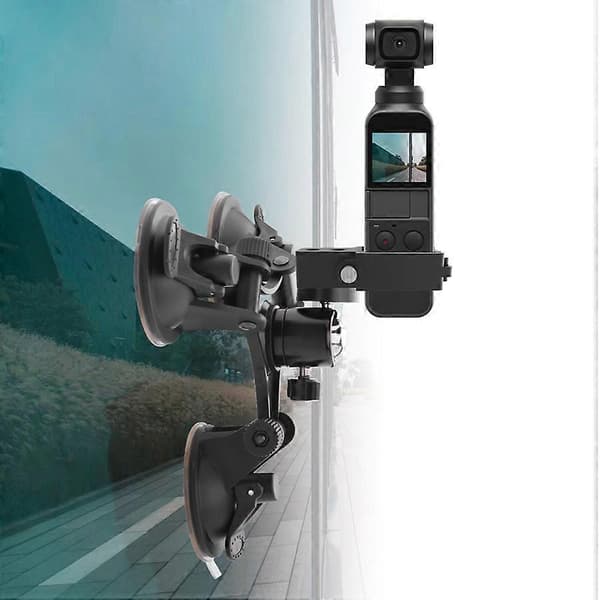 Car Holder Triple Vacuum Suction Cup Mount for Camera Stabilizer Accessories with Expansion Adapter