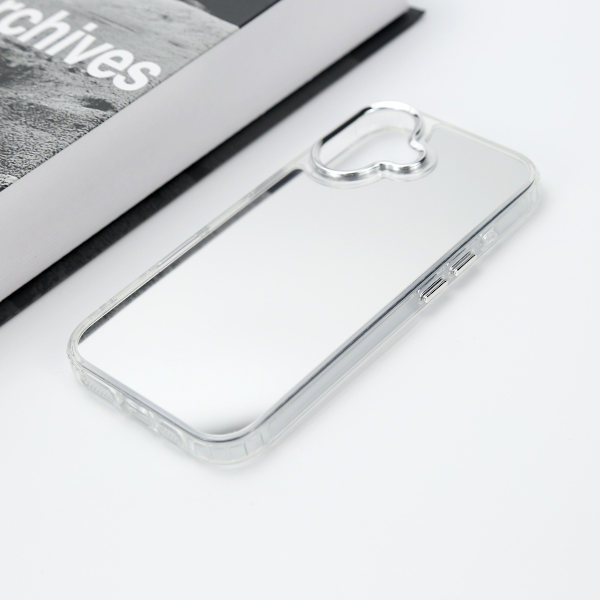 Mirror Case for iPhone 16 (6.1\") - Clear TPU+PC Protection
