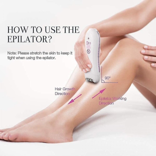 Hårborttagnings Epilator För Kvinnor, Bärbar Sladdlös Rakapparat Ansiktshår Rakhyvel, Elektrisk Trimmer Pincett För Dam Kvinna Arm Underarm Haka Bikini Ben