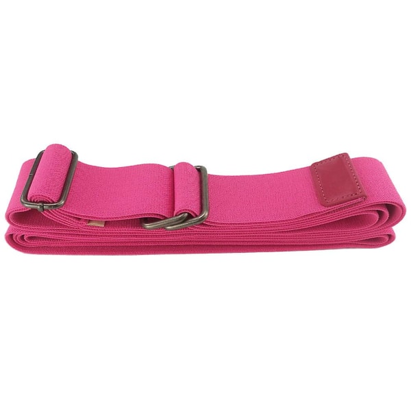 Yoga Meditation Bälte Pull Resistance Stretch Band Hållbart Yoga Spännband Pilates Hjälpmedel Rosy 200X5CM