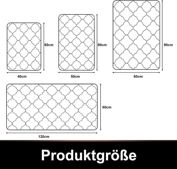 Non-slip Bathroom Mat, Soft Memory Foam Bath Mat, Absorbent, Machine Washable - 40 x 60 cm, Grey