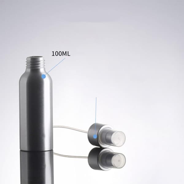 Sprayflaske 120ml aluminiumslegering 2 stk bærbar for reisebruk