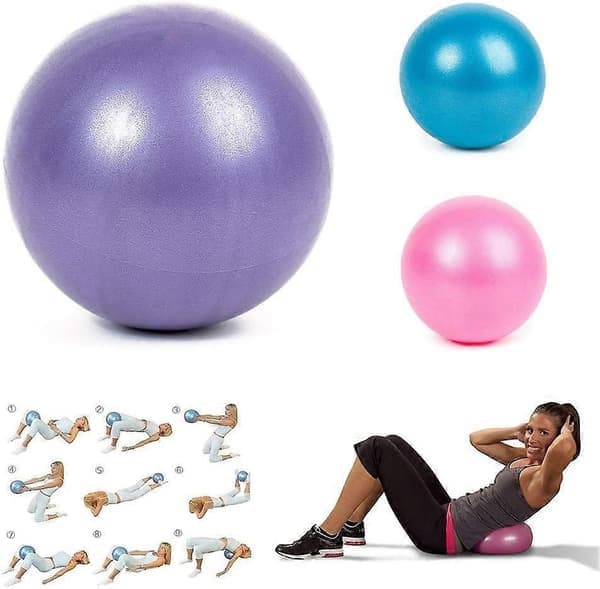 Pilates, bold, gymnastik, blød. Farve: blå