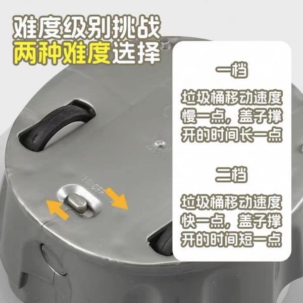 Interactive and Fun Indoor Basketball Game with a Trash Can – a 1111-67 Crazy Trash Can 1111-67 Crazy Trash Can