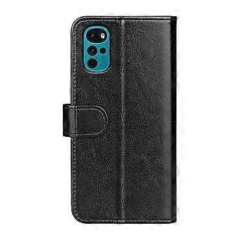 Plånboksfodral för Motorola Moto G22 Magnetlås PU Läder Folio Flip Ställ Skydd