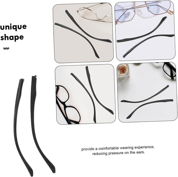 Brilletilbehør Armstænger til Briller Brille Stænger Erstatning Solbrille Sæt