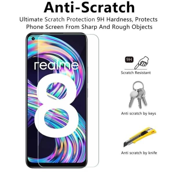 4-i-1 Hærdet Glas Til Realme 9 Pro Plus Kamerabeskyttelse