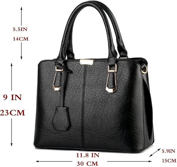 Women's Handbag, Tote Bag, Shoulder Bag with Top Handle and Purse