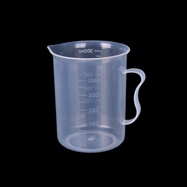 20/30/50/300/500/1000ML Plastmålebeger Kanne Hellemunnstykke Su 300ml
