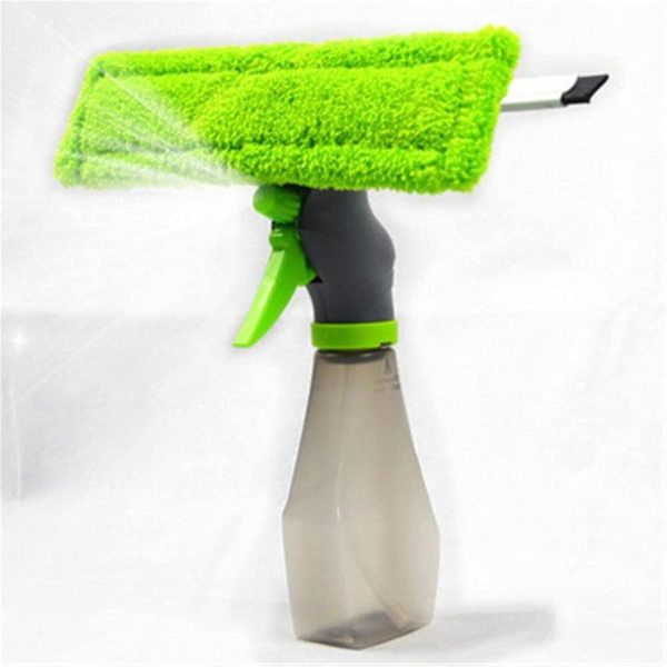 Vinduesrenser, 3 i 1 Mikrofiberklutpute og Dusjsqueegee med Sprayflaske, Vinduvaskutstyr