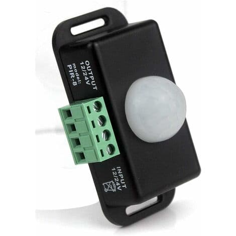 DC 12V LED Infrared Motion Detector Motion Detector PIR Motion Sensor For LED Strip/Bulb 12V 8A, Fonepro