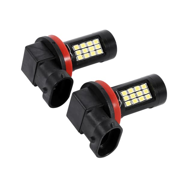 2x H11/H8 42 SMD LED White 2835 Canbus Error Free Fog Light Bulb