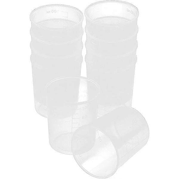 10 pcs 100ml Measuring Cups for Resin Epoxy Resin Mixing for Kitchen, Paint, Art 10 pcs
