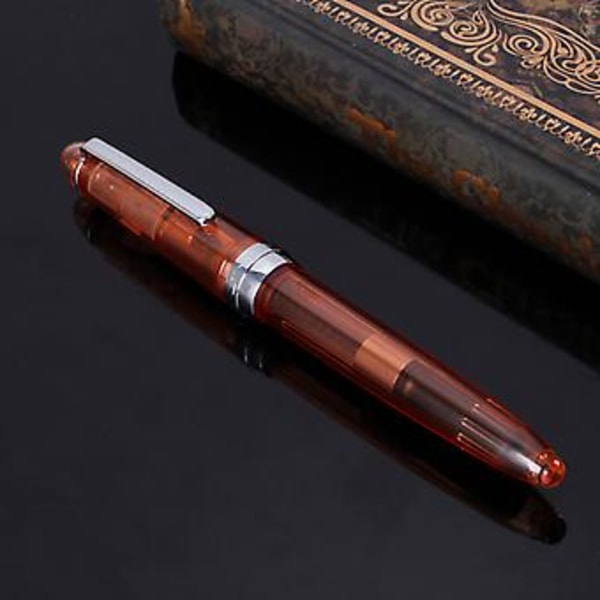 JINHAO 992 Läpinäkyvä täytekynä 0,5 mm toimistotarvikkeet kirjoitustyökalut lahja (vihreä)
