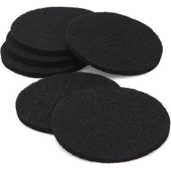 Active Carbon Filter Mat - 6-pack - For Eheim Ecco Pro 130/200/300 - Biological Filtration - Fresh and Saltwater