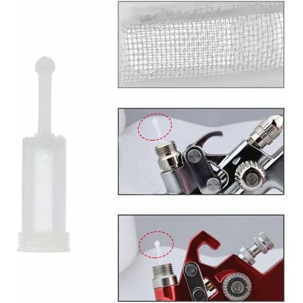 20 st Färgfilter, Gravitationsmatat Sprayfilter, Sprutpistolfilter, Sprutpistol