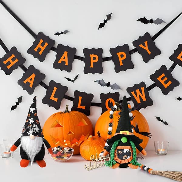 Halloweendekorationer Halloween-tomtar Halloween-hemdekoration