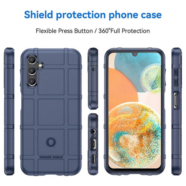 (Ny) Fullt støtsikkert TPU-deksel til Samsung Galaxy A14 5G (blå)