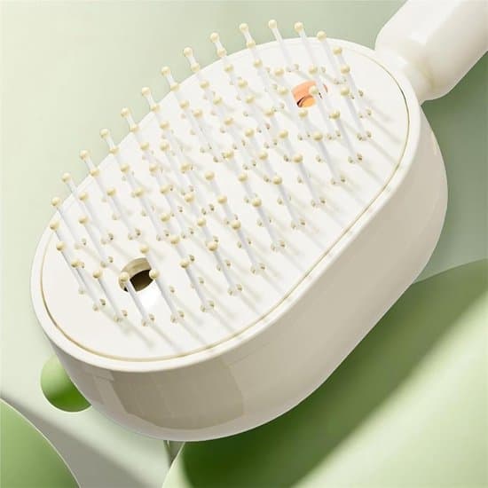 Elektrisk dampbørste med luftpude – Dampassisteret styling – 21,7 cm – Beige