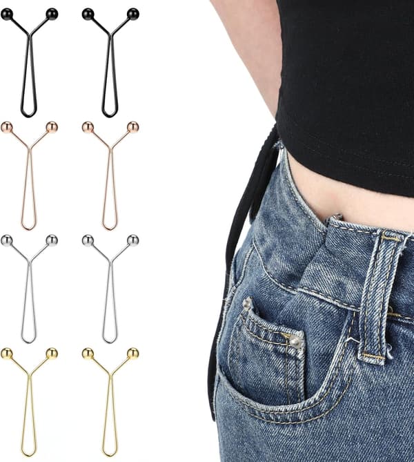 8 stk. buksemidjestrammer for cincher i metall