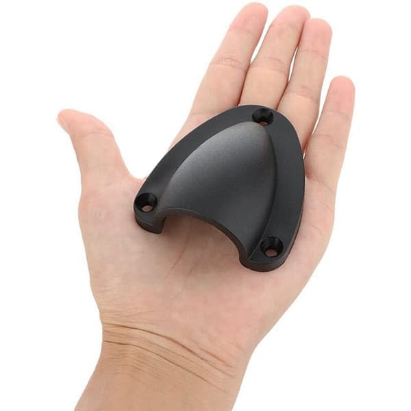 8 st 2,5 tums nylonkabelventilskydd, båtklamskalventil, slät kanttjocklek 1/8 tum