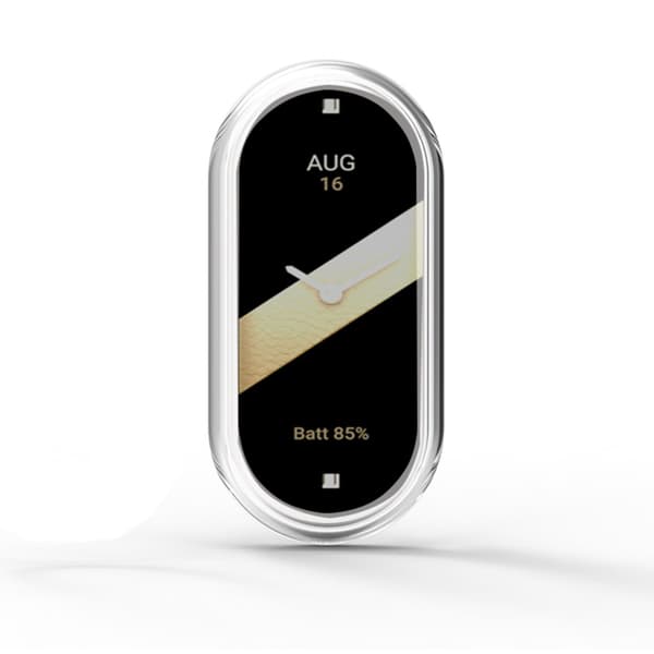 Transparent Case for Xiaomi Band 10/10 NFC - Semi-Protective PC Case for Shock and Dust Protection