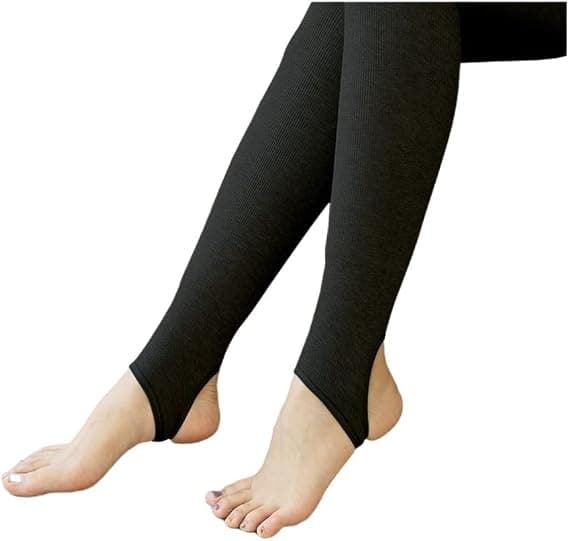 Dame vinter varme elastiske varme tights uldforede tights