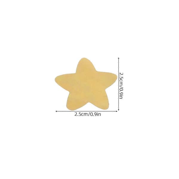 Gold Star Sealing Stickers - 2 Rolls Self-Adhesive for Gifts, Envelopes, and Packaging