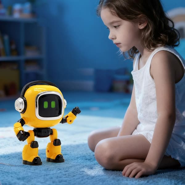 Dpofirs AI Robot, Rechargeable Interactive AI Companion Robot with Voice Chat for Desktop