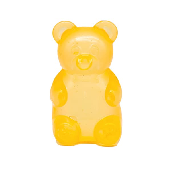 Nee Doh Bear, High-Density Squeeze Ball, Stress Relief Soft Toy - Orange Orange Orange