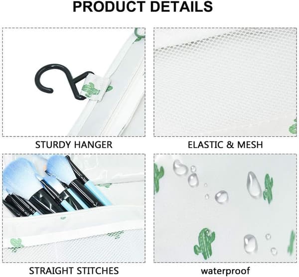 Toalettmappe, Cuctus White White