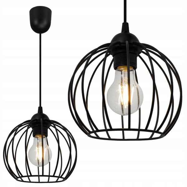 LOFT CEILING LAMP WIRE EDISON RETRO LED
