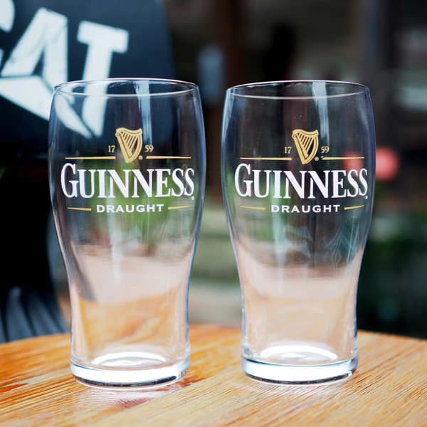 Sæt med to ølglas, 350 ml små glas