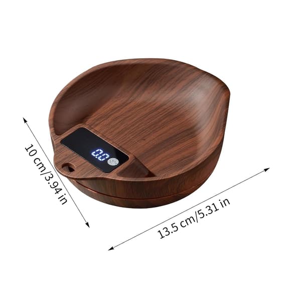 Digital Coffee Scale - 0.1g Precision Food Scale, Rechargeable Kitchen Measuring Tool, 1kg Capacity | High Precision Scale for Tea, Coffee, Spices