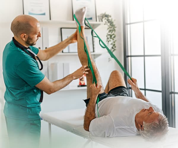 Stretchband för yoga, fysioterapi och hemmaträning, 10 öglor, icke-elastiska stretchband