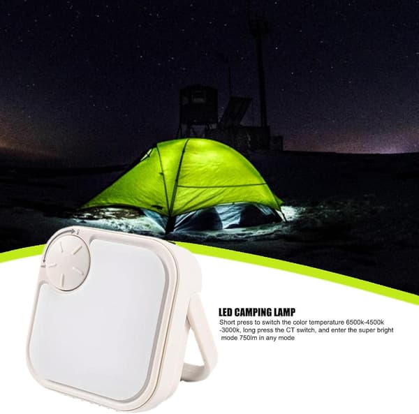 Solar-Powered Camping Lanterns | Waterproof LED Battery Operated Camping Lamp for Storms, Camping, Outdoor Activities