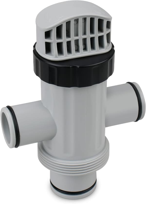 Compatible 11872 Dual Split Hose Suction Valve for Intex Replacement Pool Part Accessory Connection for Above Ground Pool and Pool Pump Maintenance