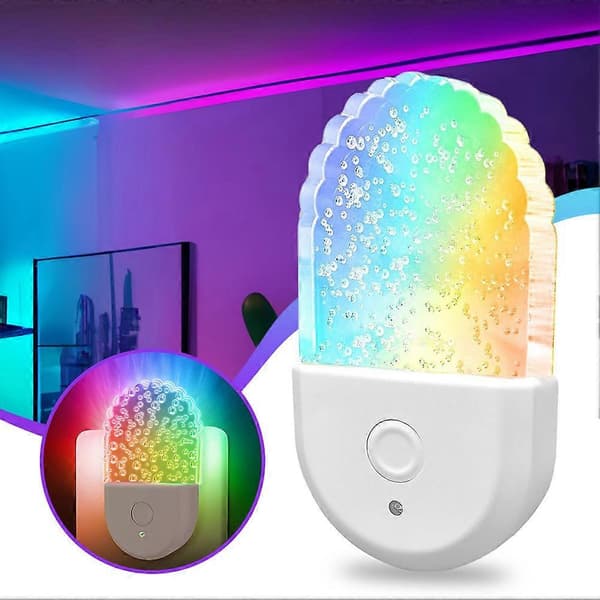 dekorativ plug-in natlampe æstetisk til stuen Nem Plug-and-Play-installation Moderne stueindretning