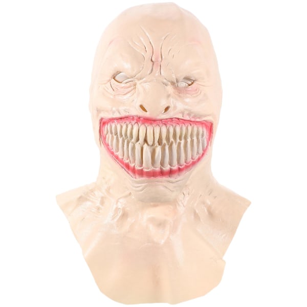 Evil Mask Scream Mask Scary Halloween Costumes Zombie Mask Cosplay Mask Soft Latex MasksKhaki38X22CM