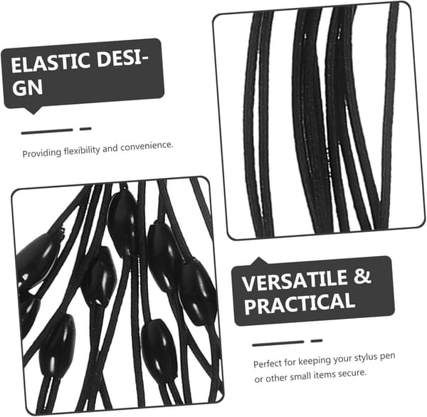 10-pack Pennor Anti-förlust Rep Stylus Snodd Elastiskt Rep