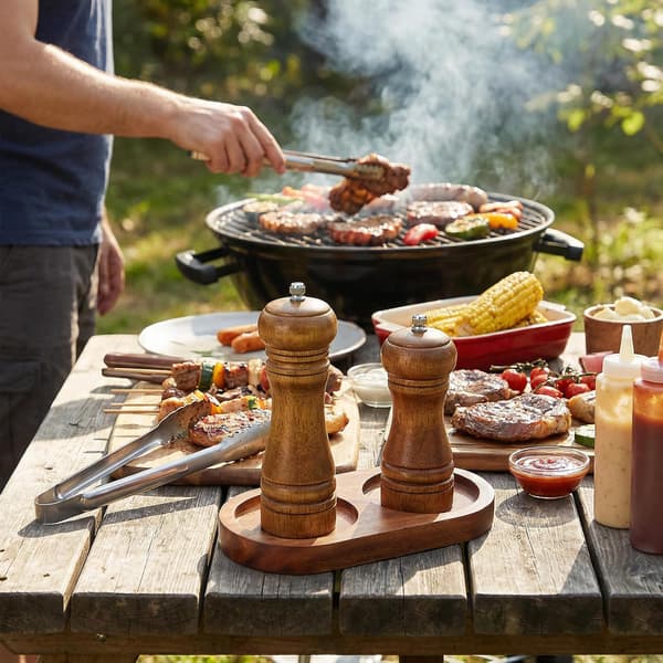 Salt- og pepperkvern Farge Tommers Multifunksjonell
