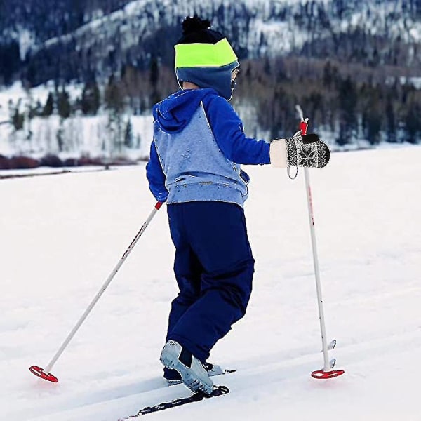 Taaperon vauvan pojan ja tytön lämpimät talvihanskat