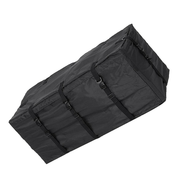 1 Pc Wearable Cargo Carrier Roof Bag Car Roof Pouch Luggage Bag(11 Cubic Feet)Black120X51cm