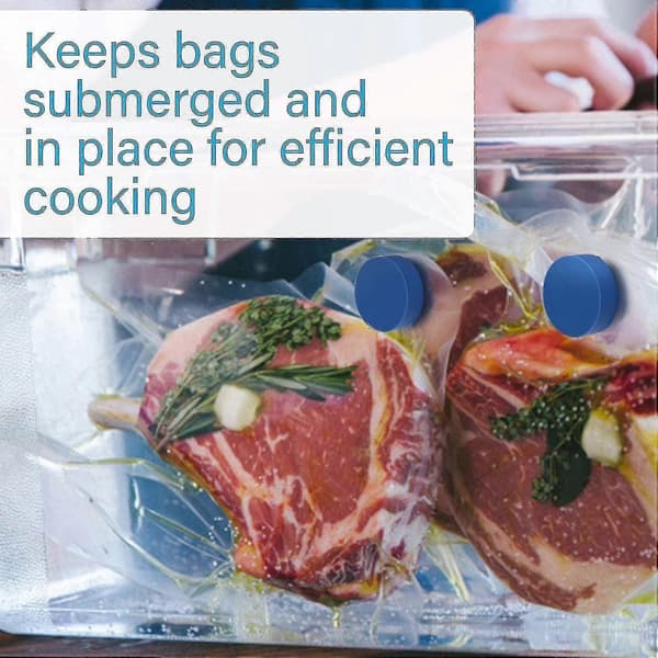 [10-pakning] Sous Vide-magneter for å holde posene nedsenket og på plass - Sous Vide-tilbehør