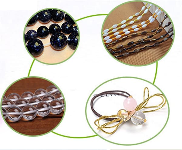 100 m elastisk tråd til armbånd, 1 mm transparent perletråd gummisnor til DIY smykkefremstilling håndværk