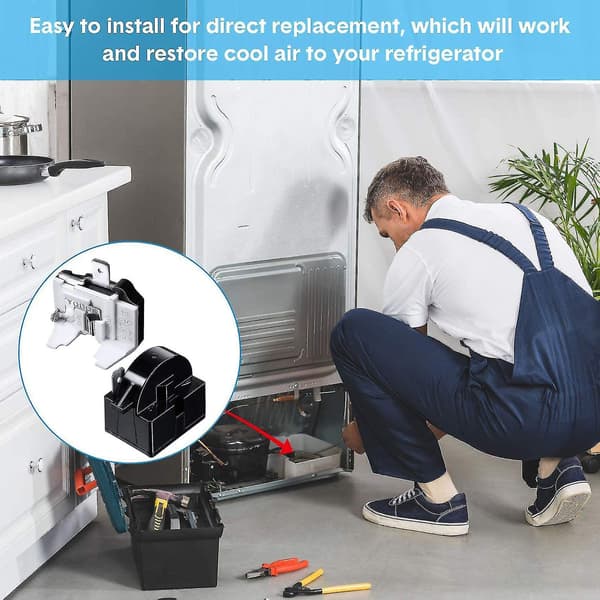 DB PTC Start Relay And 6750c-0005p Overload Protector For Refrigerator